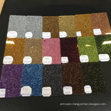 50x 70mm 17colors Laser Cutting Colorful glitter cast acrylic sheet